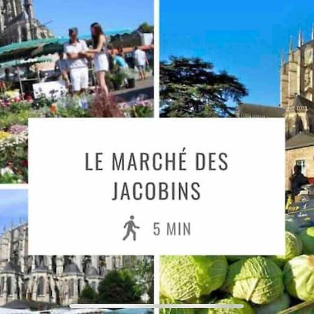 Appartements De Standing Centre Ville, Gare, Jardin,Terrasse Le Mans Esterno foto